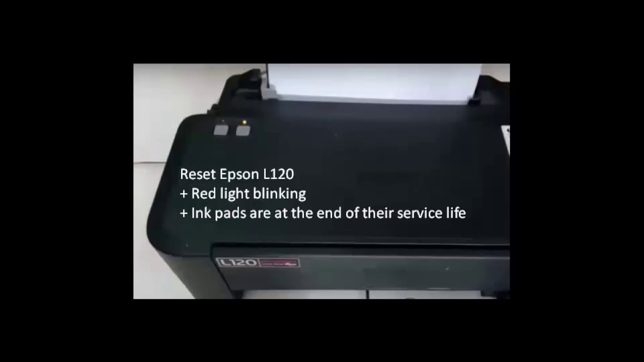 reset printer l120
